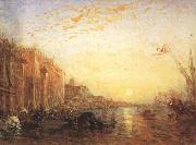 Felix Ziem Venice with Doges'Palace at Sunrise (mk22) Germany oil painting artist
